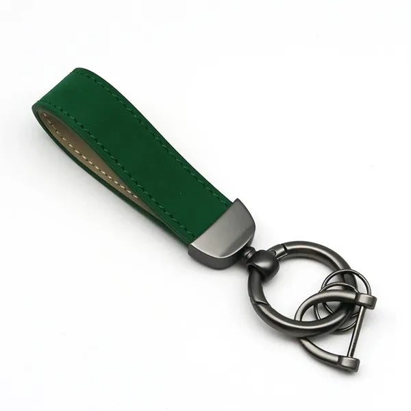 Suede Leather Key Fob