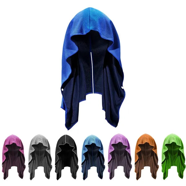 Cooling Hoodie Towels Absorbent Quick Drying Sweat Wraps