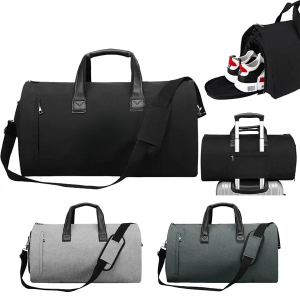 Garment Bag Travel Shoulder Strap Business Shoe Compartment