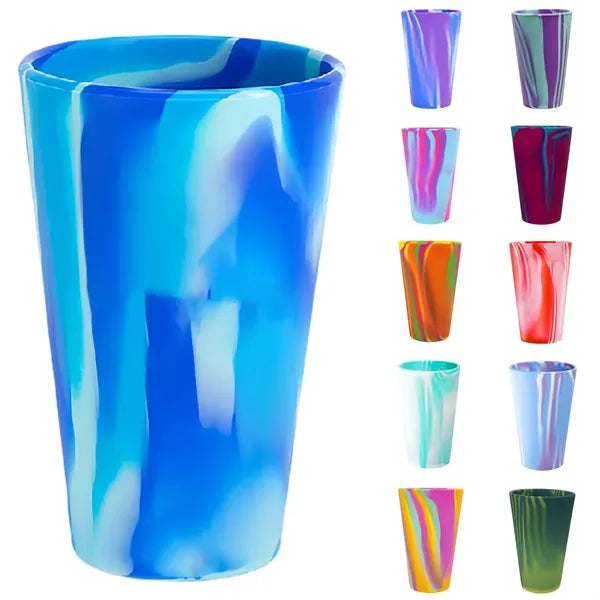 16 Oz Silicone Pint Cup Glass