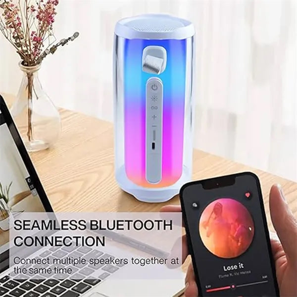 Portable Bluetooth Speaker LED Light Mode Wireless