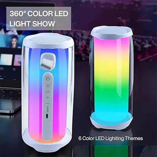 Portable Bluetooth Speaker LED Light Mode Wireless