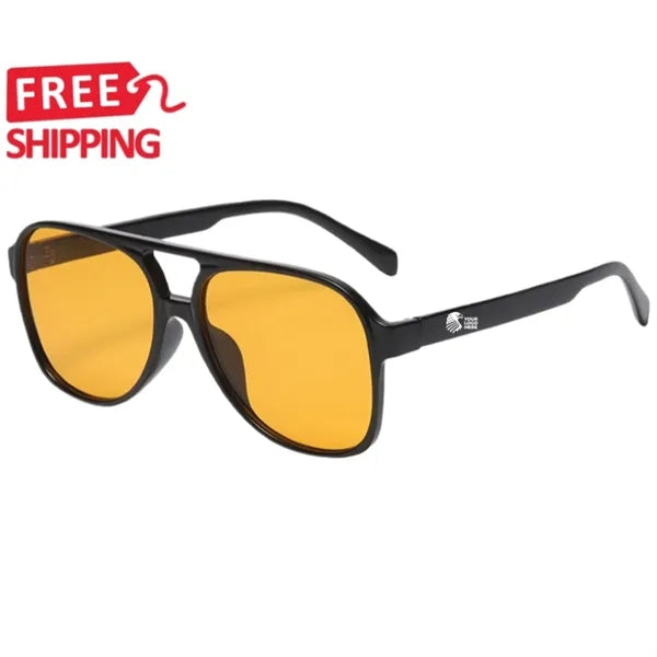 Retro Double Bridge UV400 Square Outdoor Shades