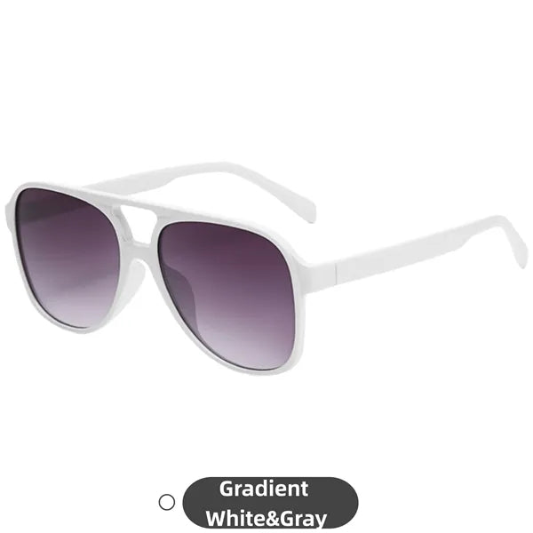Retro Double Bridge UV400 Square Outdoor Shades