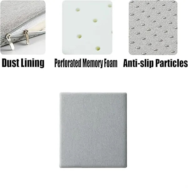 Removable Square Chair Cushion Seat Non-Slip Design