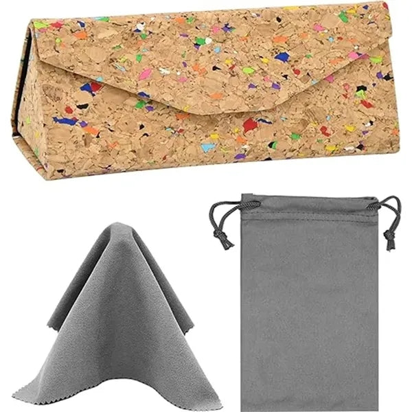 Eyewear Protector Box with Bag & Clean Cloth