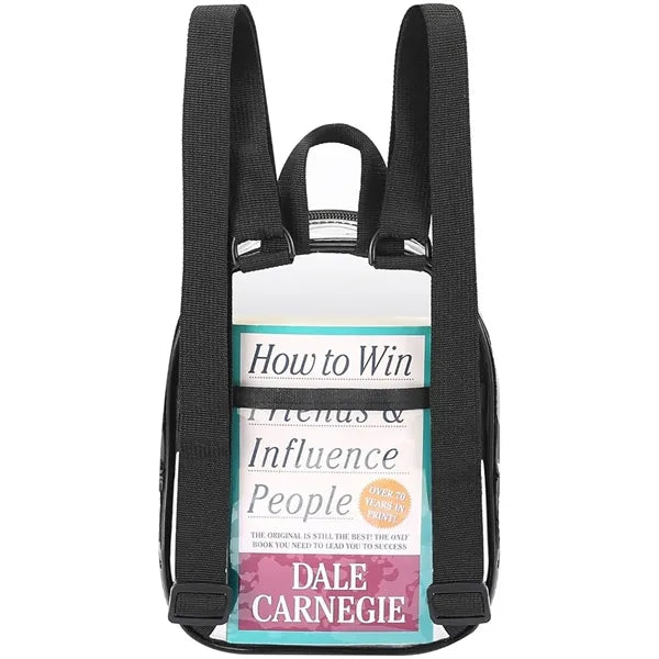 Clear Mini Backpack Stadium Approved Waterproof Transparent