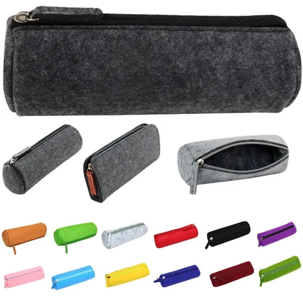 Portable Canvas Stationery Bag With Zipper