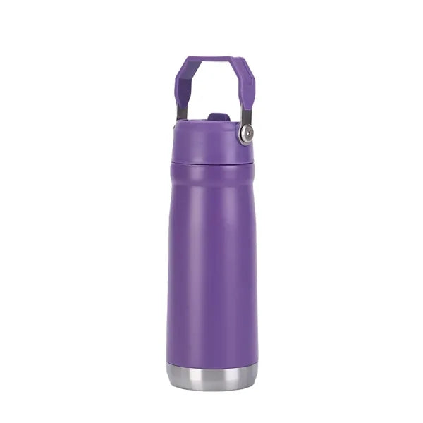 22oz Insulated Stainless Steel Travel Bottle with Flip Top