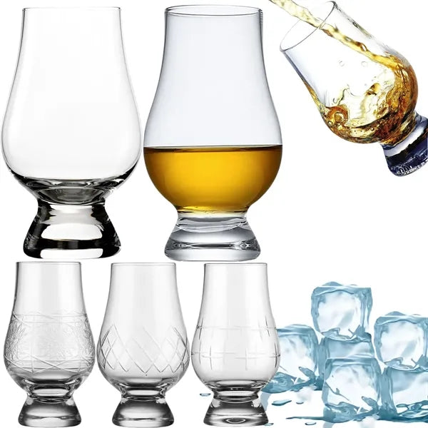 Clear Whiskey Glasses Present For Men