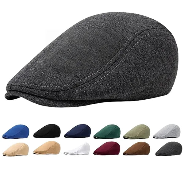 Warm Forward British Soft Top Newsboy Hat