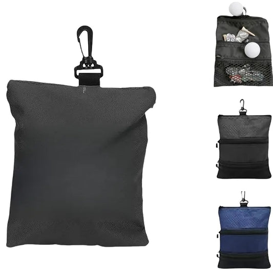 Multi-pocket golf tee bag