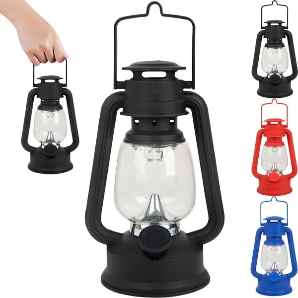 Retro Hanging LED Battery Powered Lantern For Camping