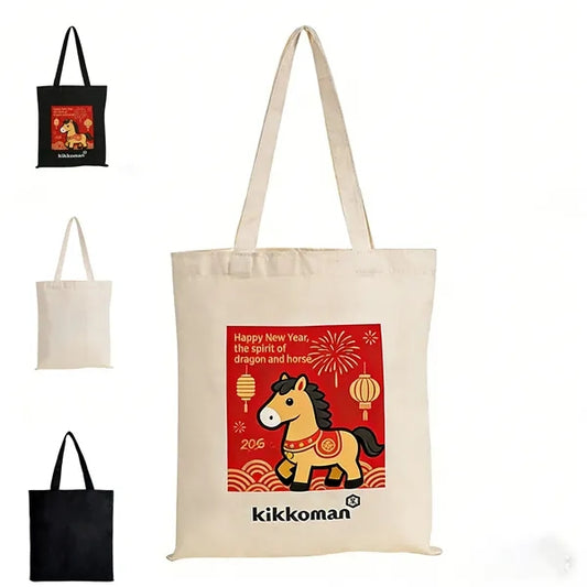 2026 Recycled Cotton Canvas Tote Bag