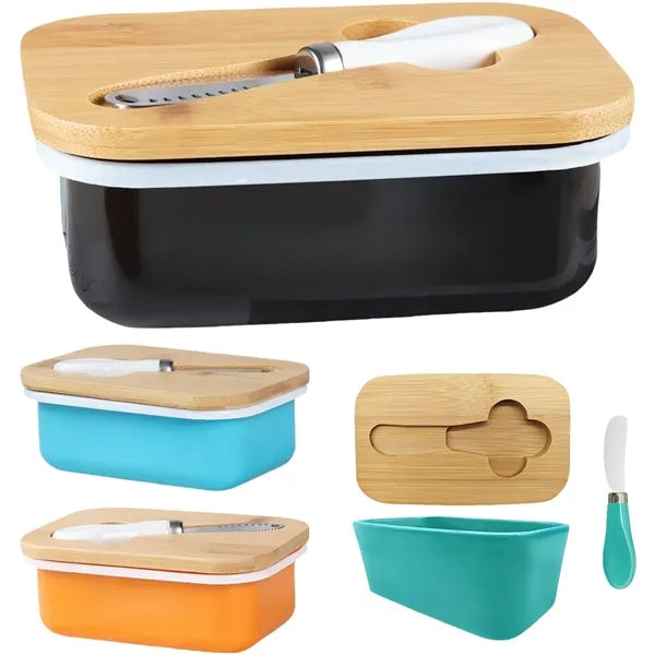 Iron Butter Sealed Storage Jar Home Cheese Box Set