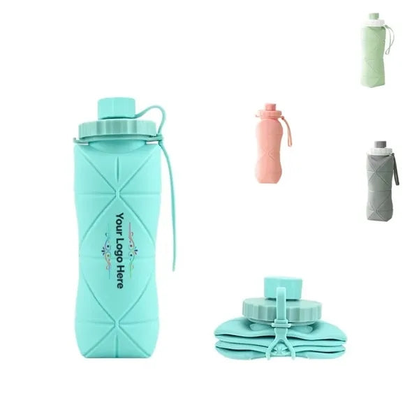 Collapsible Silicone Leak-Resistant Bottle
