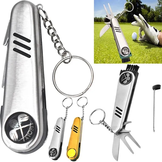 Multi Stainless Steel Golf Club Brush Groove Cleaner
