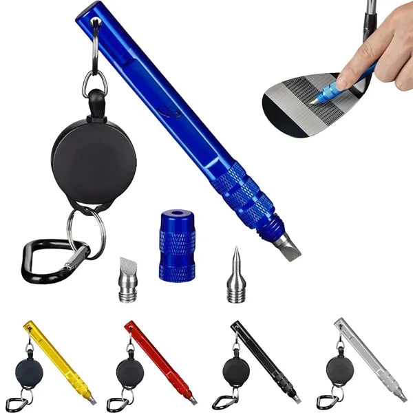 3-In-1 Golf Club Groove Sharpener Tool