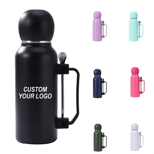 Soccer Ball Vacuum Insulated Cup With Straw Spoon