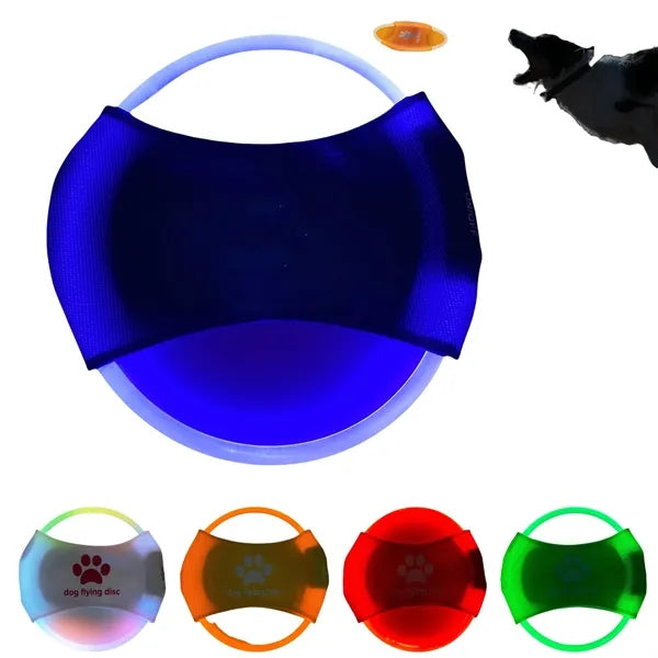 LED Pet Luminous Training Frisbee