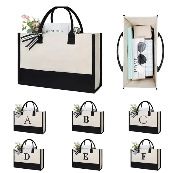 Portable Canvas Large-Capacity Shopping Bag