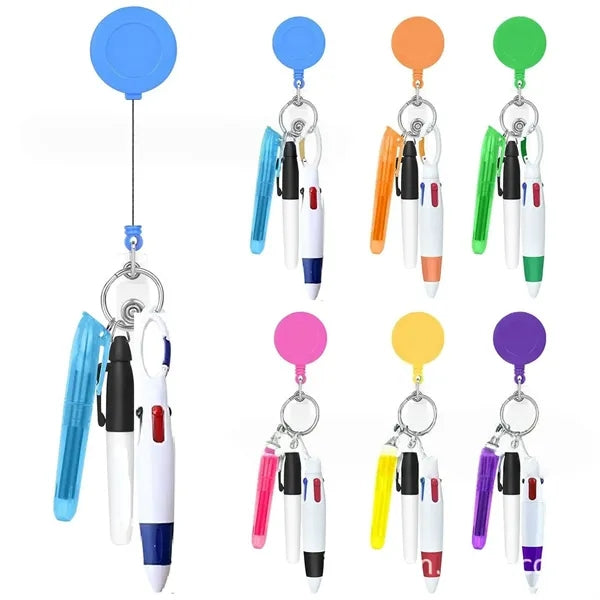 Four-In-One Cable Puller Portable Plastic Push Pen Set