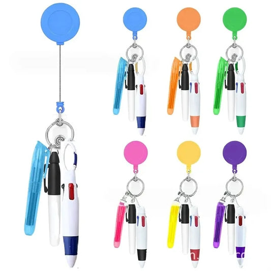 Four-In-One Cable Puller Portable Plastic Push Pen Set