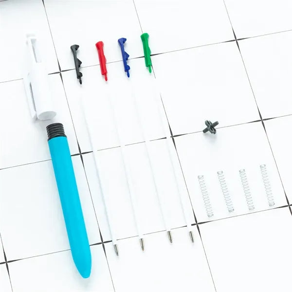 4-Color Retractable Ball Pens, Medium Point