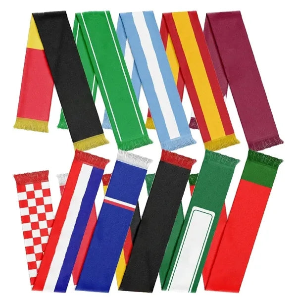 Unisex Soft Full Color Printed Soccer Scraf