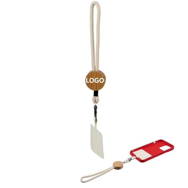 Phone Lanyard Wrist Strap with Patch Tether Tab