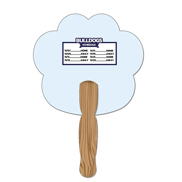 Hand Held Paper Fan - Paw