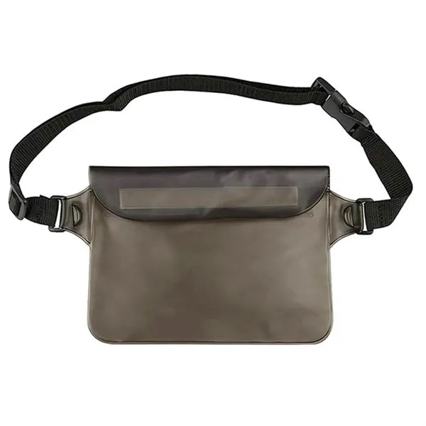 3-layer Sealed Zipper Waterproof Fanny Pack Waist Pouch