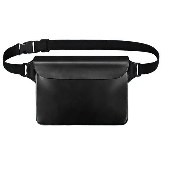 3-layer Sealed Zipper Waterproof Fanny Pack Waist Pouch