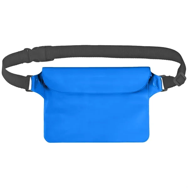3-layer Sealed Zipper Waterproof Fanny Pack Waist Pouch