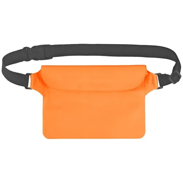 3-layer Sealed Zipper Waterproof Fanny Pack Waist Pouch