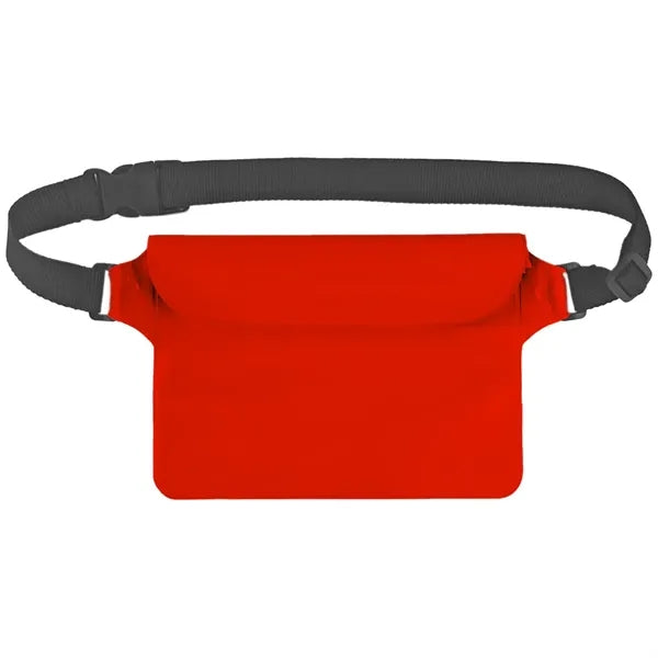 3-layer Sealed Zipper Waterproof Fanny Pack Waist Pouch