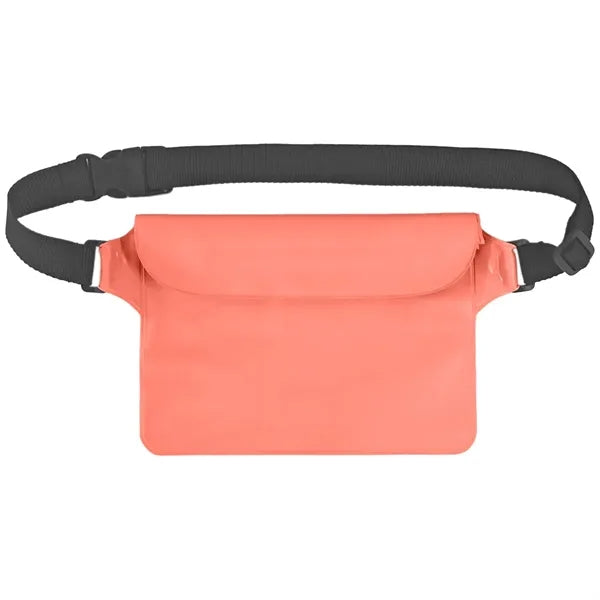 3-layer Sealed Zipper Waterproof Fanny Pack Waist Pouch