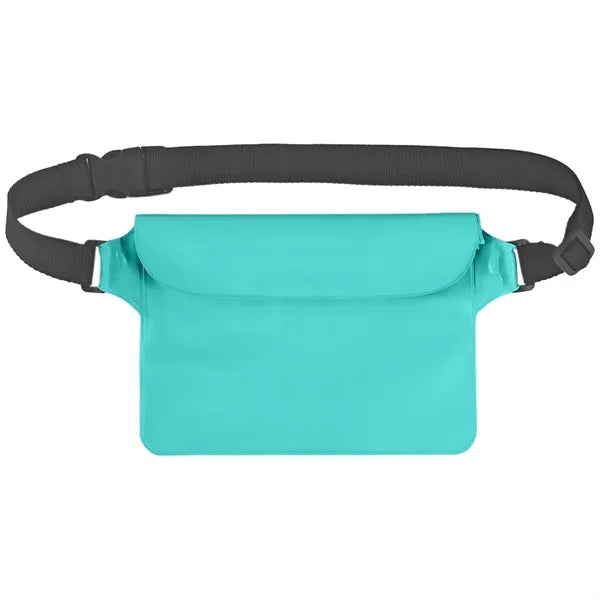 3-layer Sealed Zipper Waterproof Fanny Pack Waist Pouch