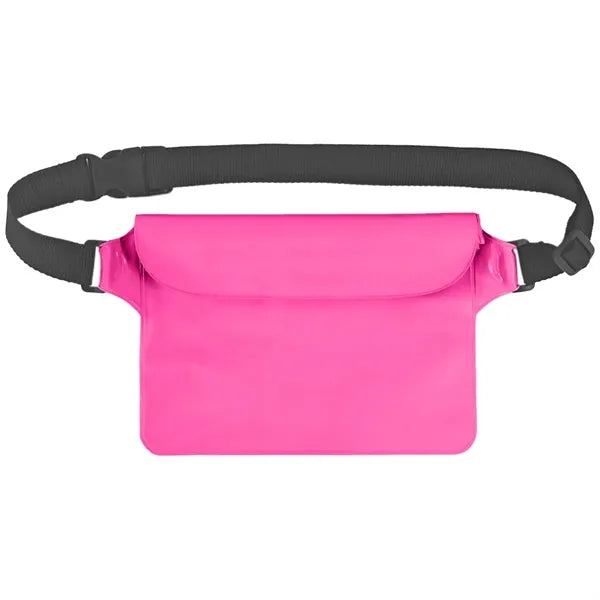 3-layer Sealed Zipper Waterproof Fanny Pack Waist Pouch