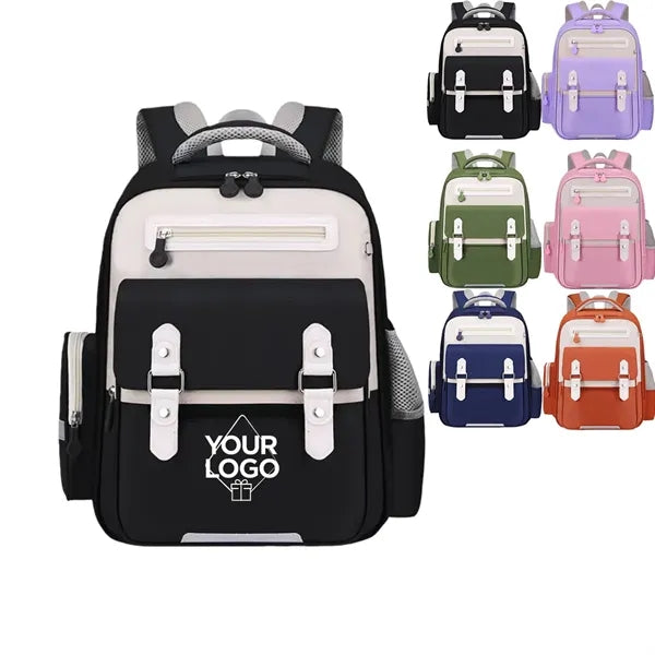 Kids Backpack with Air Cushion Straps Multi Color School Bag