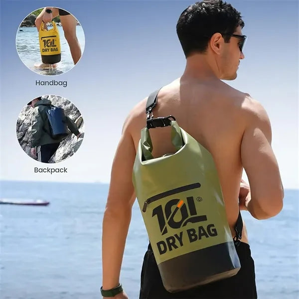 10L Waterproof Dry Bag for Beach Camping Hiking Outdoor