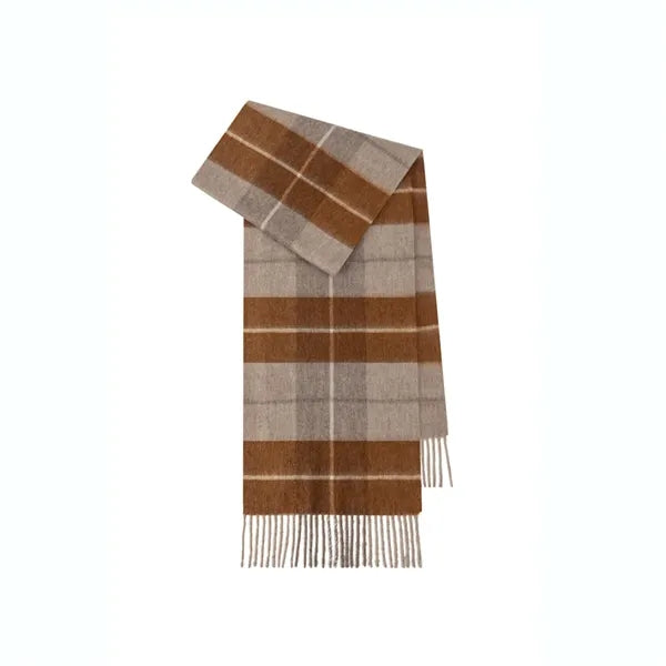 Wool Plaid Scarf Soft Warm for Winter Fashion Daily Wear