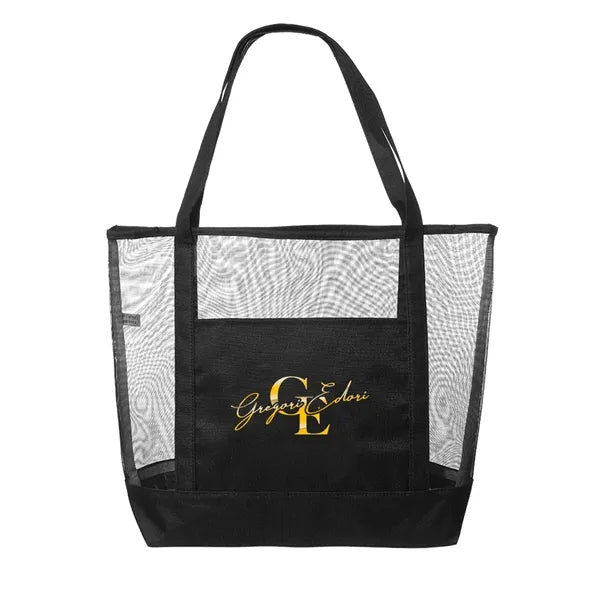 Lauderdale Mesh Beach Bag (Full Color Imprint)