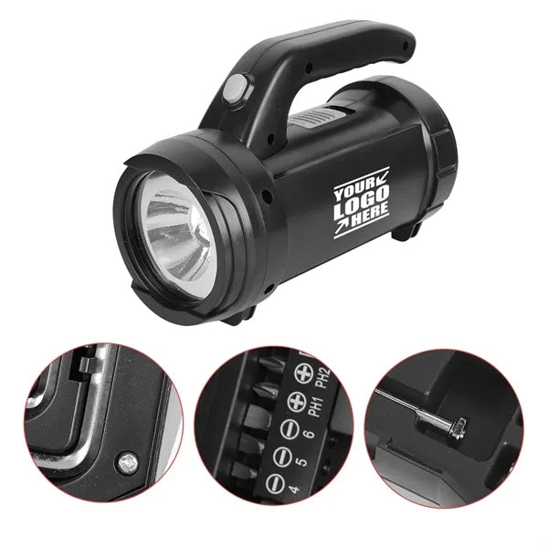 Outdoor Flashlight with Hand Tool Kit
