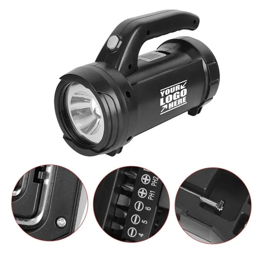 Outdoor Flashlight with Hand Tool Kit
