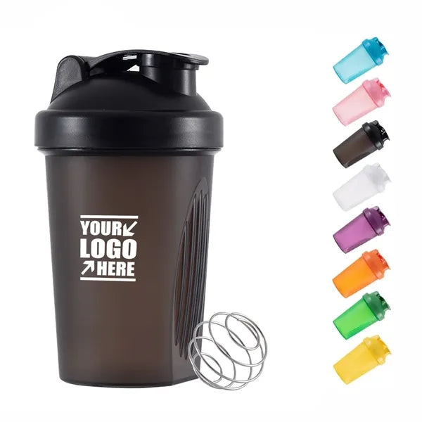 13oz Portable Protein Powder Shaker Bottle