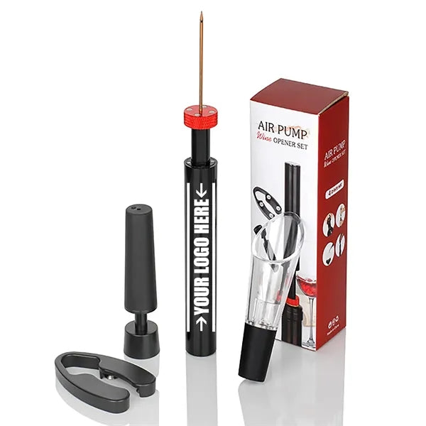 Air Pressure Pump Wine Bottle Opener Set