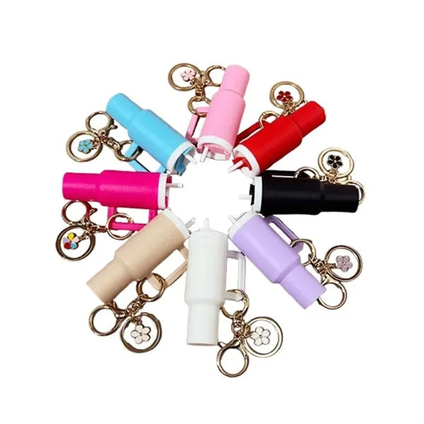 Cute Tumbler Cup Keychain