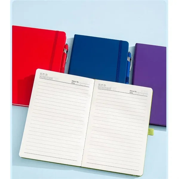 A5 Journal Notebook & Matching Stylus Ball Pen Set