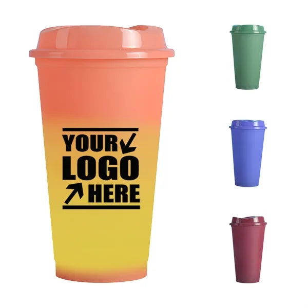 16oz Temperature-sensitive Color-changing Cup